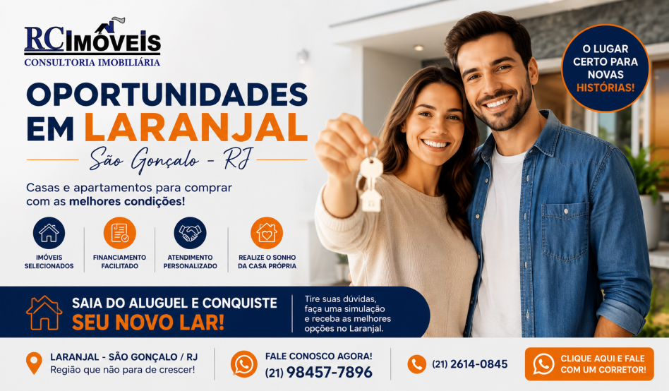 Im�veis no Laranjal S�o Gon�alo | Casas e Apartamentos � Venda | RC Im�veis  E uma descri��o: