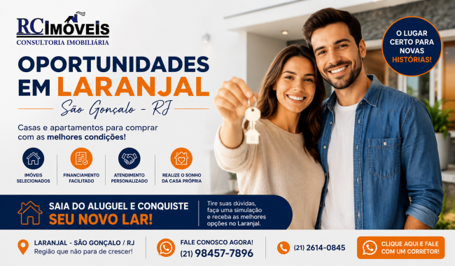 Im�veis no Laranjal S�o Gon�alo | Casas e Apartamentos � Venda | RC Im�veis  E uma descri��o: